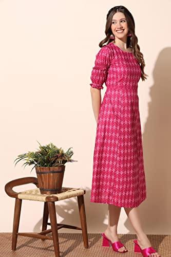 Image of Jwalin Women's Cotton Western Dresses