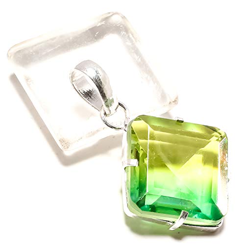 Pendentif tourmaline bicolore cadeau idéal pour anniversaire unique