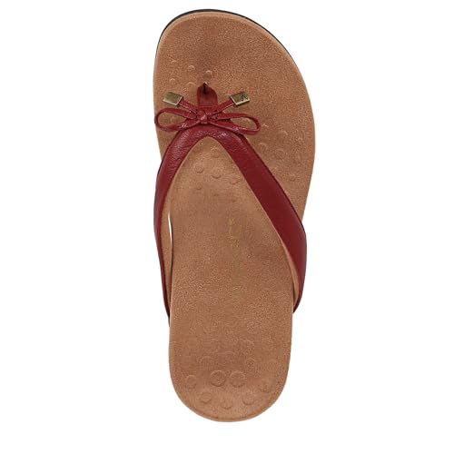 Image of Vionic Women's Rest Bella Toe Post Sandal- Supportive Ladies Orthotic Sandals that include Three Zone Comfort with Arch Support- Flip Flop for Ladies, Medium and Wide Width Size 5-12