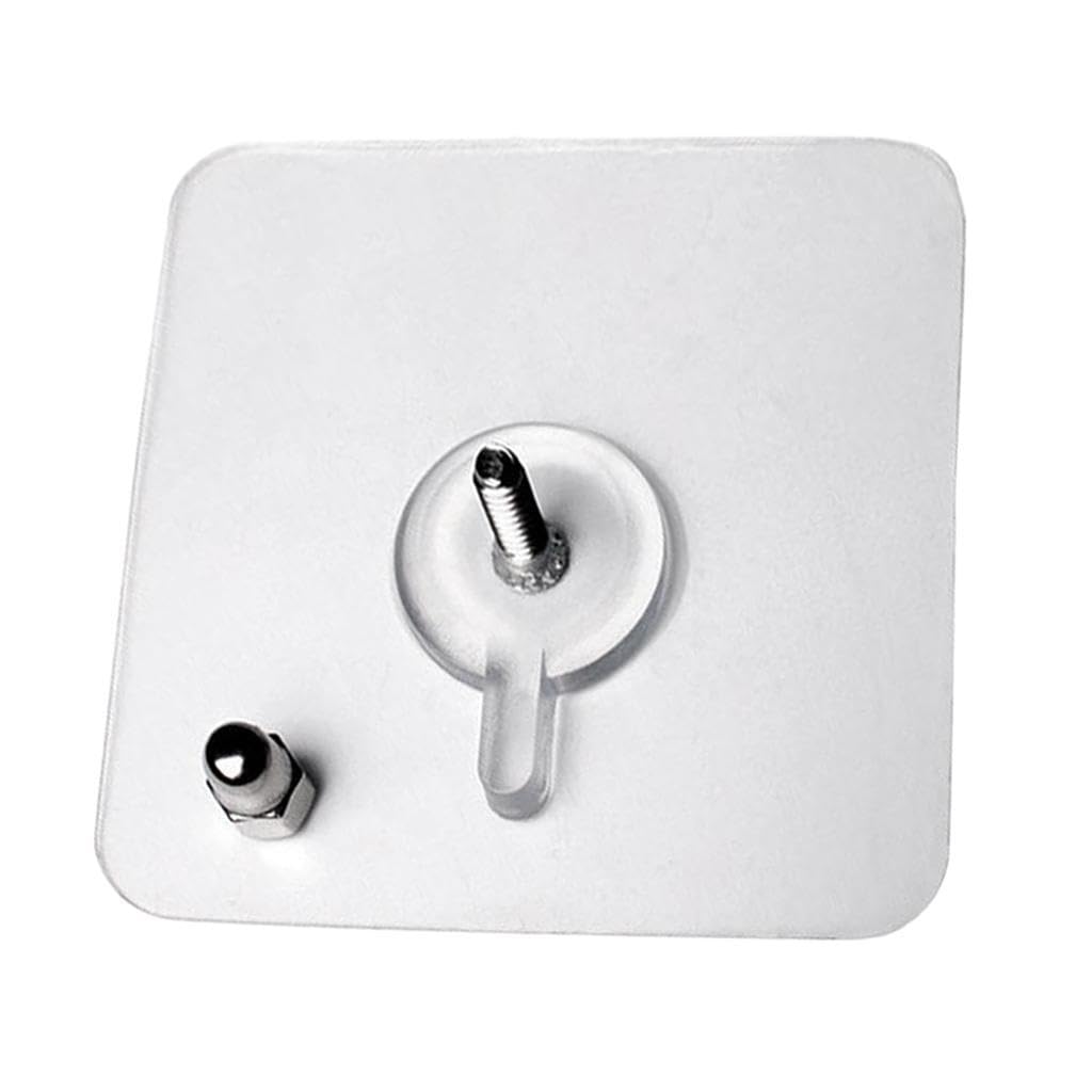 Puxzyax White Adhesive Style Picture Hangers Hang Pictures On Wall With Screw Hooks No Nails Needed Enjoy Durable Multifunctional Solution For All Hanging Needs