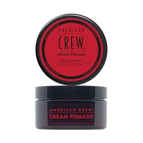 American Crew Cream Pomade, Crema Styling Uomo, Tenuta Media & Finish Opaco, Crea Look Definiti & Naturali, 85g