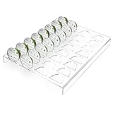 Urcreeds Coffee Pod Holder Compatible With Vertuo Capsules(32 Slots),Acrylic VertuoLine Pods Drawer Storage for Kitchen, Home, Office - Clear