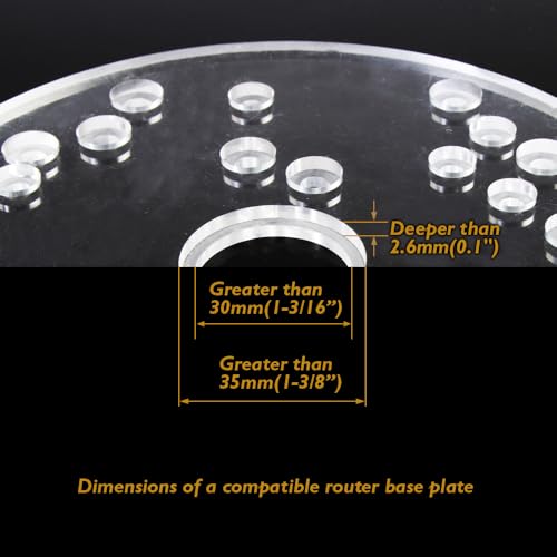 O'skool Threaded Brass Router Template Bushing Guides Sets