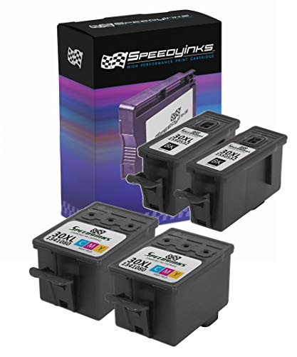 Speedy Inks - Compatible Kodak #30XL Set of Ink Cartridges 1550532 & 1341080 2 Black 2 Color for use in ESP C310, Office 2170, Office 2150, C315 All-in-One, 3.2, C110, Hero 4.2, 5.1, 3.1