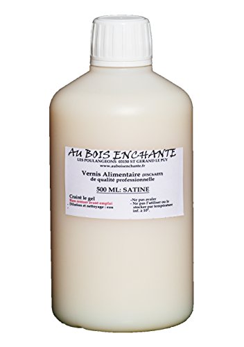 Vernis Alimentaire 500 ML satiné ( HSC6A033 ) pour Bois