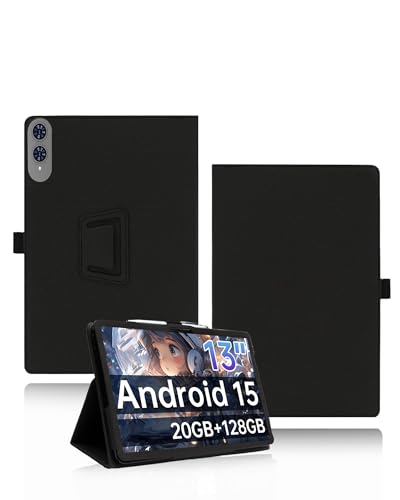 Protection TECLAST T65 13,4" étui noir cuir PU antichoc