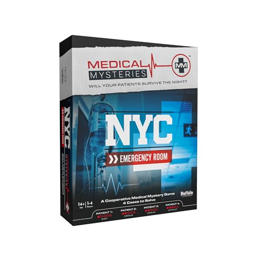 Buffalo Games - Medical Mysteries: NYC Emergency Room - New Game Night Staple - Escape Room -...