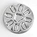 JEATHA Dog Slow Feeder Bowl Stainless Steel Reversible Maze Design Slows Down Eating Prevents Bloat Choking for Dogs Round One Size