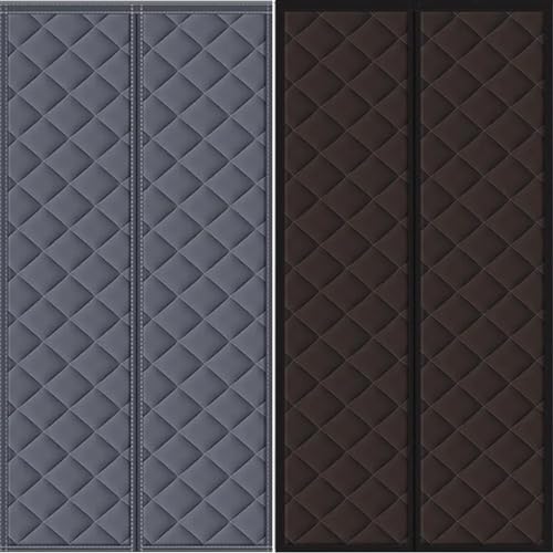Rideau de porte isolant thermique en polyester épais pour une isolation premium - 8