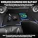 MOCHENT Wireless Charging Anti-Slip Mat for 2024 2025 2026 Toyota Grand Highlander, Silicone Waterproof Non-Slip & Anti-Scratch Center Console Phone Charger Protective Pad Liner Accessories