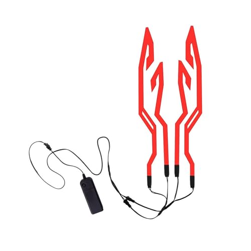 Motorhelmen Licht - Bright LED Strip Accessoire, helmsignaalsticker | Flexibele 3 -moduslicht met sterk zicht, essentiële nachtrijveiligheidsuitrusting voor motorfietshelmen