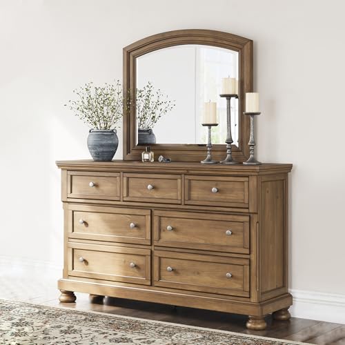 Image of Signature Design by Ashley Wide 7-Drawer Dresser with Mirror