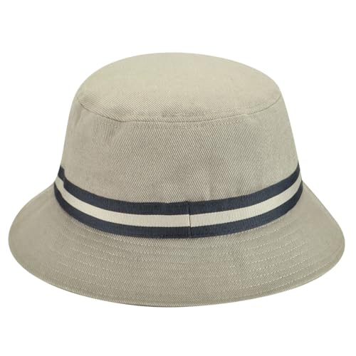 Image of Kangol Stripe Lahinch - Cardinal /XL Bucket Hat