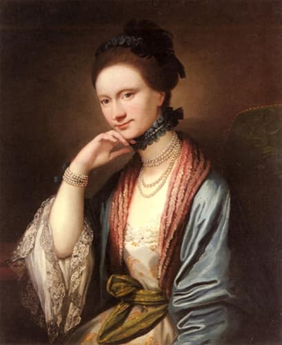 Peinture décorative sur toile haut de gamme, portrait d'Ann Barbara Hill 60x90cm