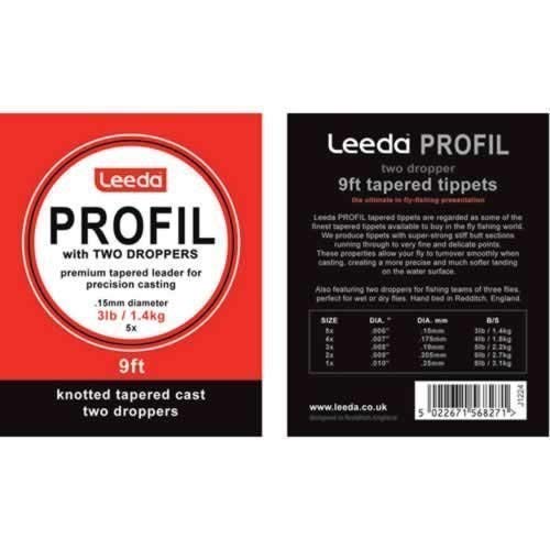 Leeda Profil 9ft Lenza Conica wirh 2 Pendenti