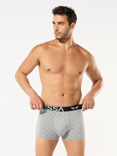 Image of ESSA Men's Pack of 2 Trunks | Stretchable Fabric & Durable Waistband | Soft & Comfortable | Long-Lasting Comfort | Ideal
