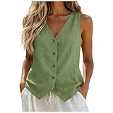 LYDWFCOL Womens Sleeveless Button Down Tank Tops...