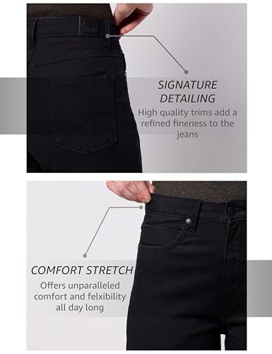 Image of Symbol Premium Women's Straight Fit Jeans | High Rise | Full Length | 5-Pocket (Available in Plus Sizes)