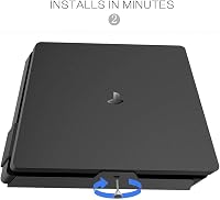 Monzlteck PS4 Slim Fali Tartó, Konzol Állvány TV Mögé vagy Mellé, Tárolás és Szervezés 5