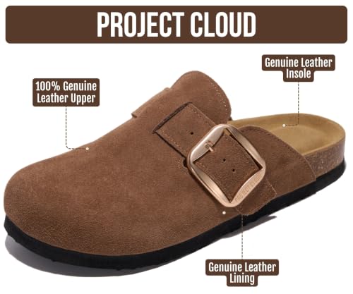 Image of Project Cloud 100% Genuine Leather Clogs for Women 2026