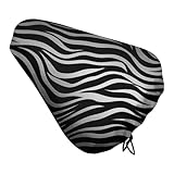 Zebra Print Bike Seat Cover Waterproof Bicycle Seat Cover Rainproof Bike Saddle Cushion Covers Protector with Drawstring Washable Bike Saddle Cover for Women Men City/Mountain
