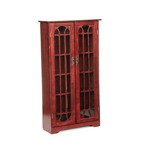 Stylish Window Pane Media Cabinet