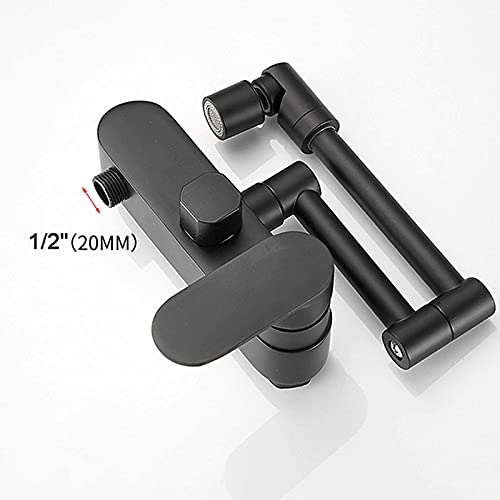 Robinet remplisseur de pot rétractable avec pulvérisateur 2 modes jet pour évier - 8