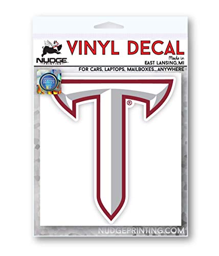 Image of Collegiate NCAA Car Decal Made from Premium Weatherproof Vinyl (Troy University)