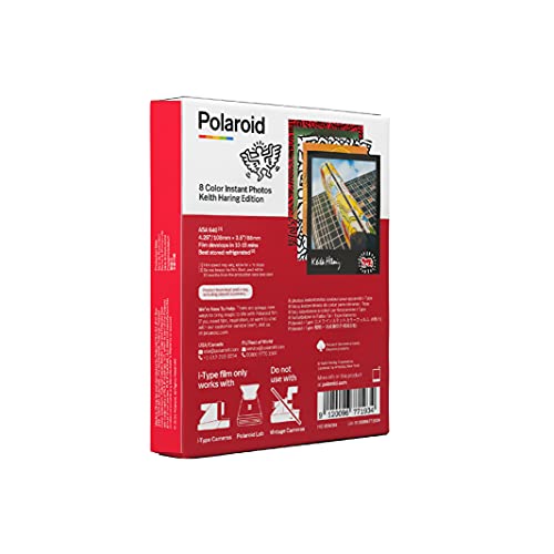 Image of Polaroid i-Type Color Film -Keith Haring Edition (8 Photos) (6094)