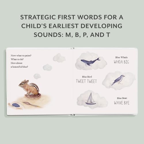 Image of Wishy Washy: A Board Book of First Words and Colors for Growing Minds (Tabitha Paige Children's Book Series)