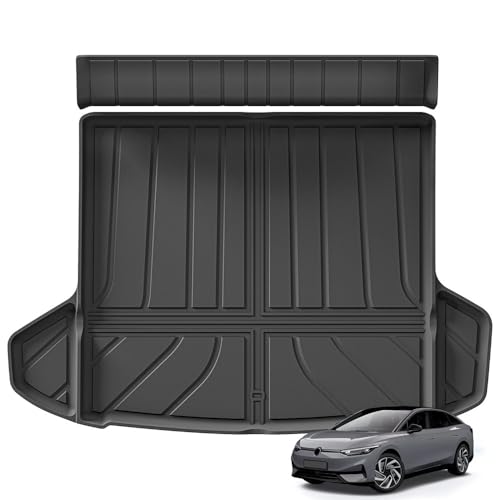 Tapis voiture pour ID.7 en TPE et tapis de sol de voiture avec doublure de coffre imperméable ID7