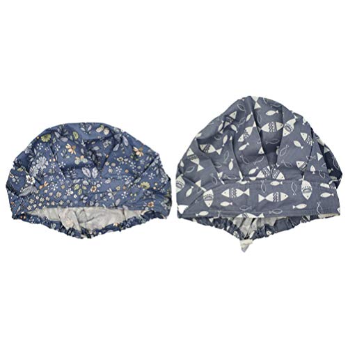 TENDYCOCO 2Pcs Surgical Scrub Caps 
