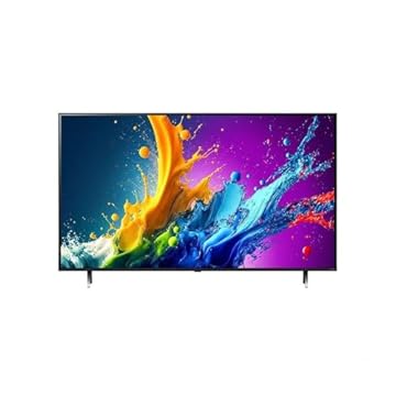 Smart TV 4K 65" LG QNED 65QNED80T Processador α5 Ger7 AI Quantum Dot Nanocell Local Dimming Design Super Slim Alexa/Chromecast integrado webOS 24