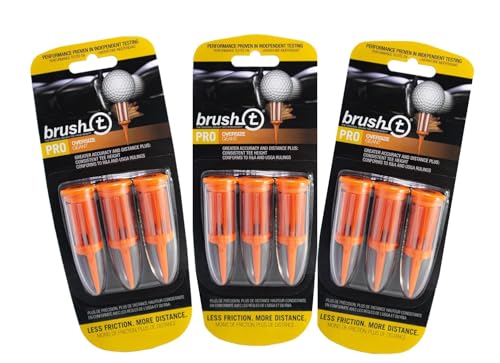 BRUSH-T Orange Oversize 9-Pack
