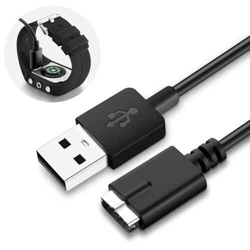 Cargador compatible con Polar M430 Cable USB 100cm Reemplazo del adaptador de carga - Accesorios para relojes GPS Cable de carga USB 3,3ft