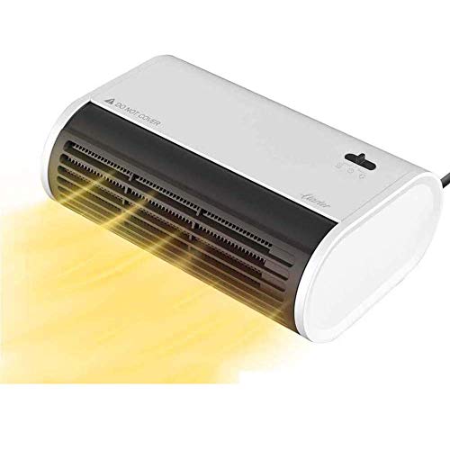 Mini Heizlüfter mit automatischer Oszillation, 500W Elektro-Heizung per 2 Modi Warm & Natürlich Heizkörper, Schutz vor Überhitz & Umkipp