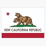 NCR Flag Sticker Vinyl Decal Bumper Sticker 5