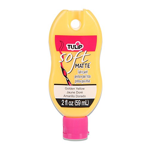 TULIP Soft Paint Peggable 30963 Sfpt 2Oz Matte Golden Yellow, As Detailed