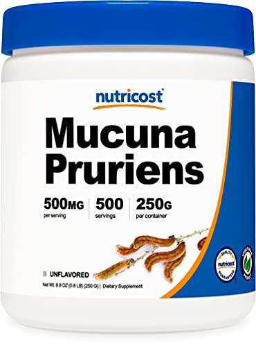 Nutricost Mucuna Pruriens Powder (250 Grams) - Gluten Free and Non-GMO