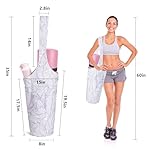 IwIeIaIrI Yoga Mat Bag for Women with Large Size Pocket and Zipper Pocket,Yoga Gifts Accessories with Adjustable Shoulder Strap- Fits Most Workout Stuff - Image 2