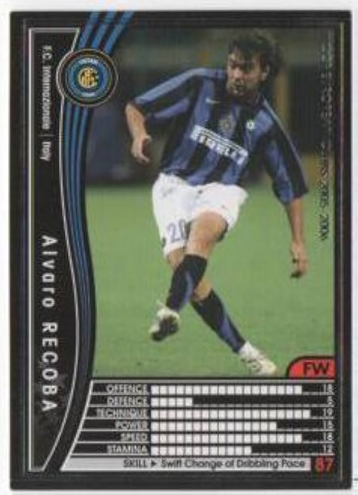 wccf インテル 黒 Amazon.co.jp: WCCF/05-06/インテル/黒/208/アルバロ・レコバ