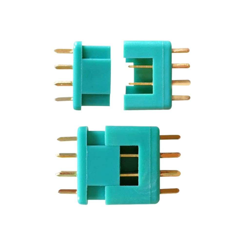 5 paia di connettori MPX 6 pin multiplex spina placcata pin 30Amp connettore maschio femmina compatibile con aerei RC