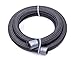 FRAGOLA Hose, 12 an, 10 ft, Braided Fire Retardant Fabric, Wire Reinforced, PTFE, Black, Each