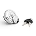 Areyourshop Fuel Gas Tank Cap with Keys for Yamaha XVS125 Drag Star 2000-04, XVS250/Drag Star 250/V-Star 250 2000-12, XV1700 Road Star S 2008-2014, XVZ1300 Royal Star 1996-2013