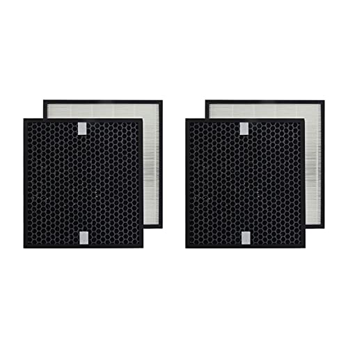 PUREBURG Pack de 2 filtros combinados de repuesto compatibles con purificadores de aire Philips AC4080/10, número de pieza...