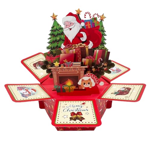 Generico Tarjetas de Navidad 3D Popup –...