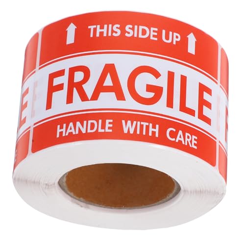 NAMOARLY Efficient Protection Fragile Stickers Caution Heavy Design High Visibility for Moving Shipping