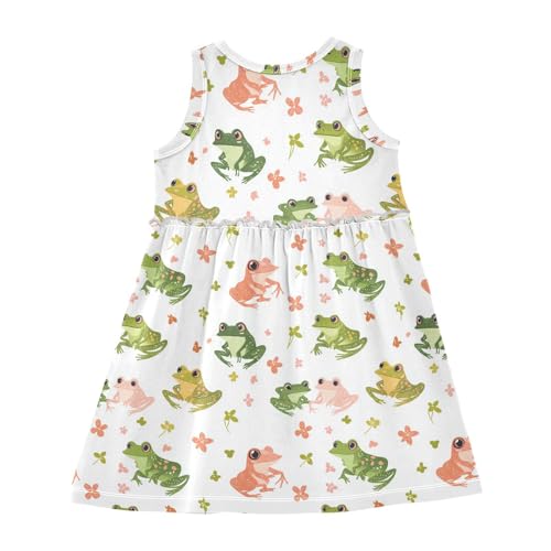 Girls' Princess Dress Kid Casual Short Sleeve Dress Easter Outfit2