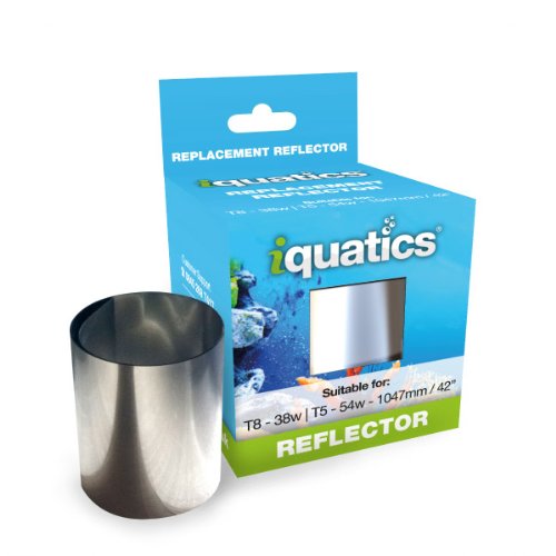 iQuatics 54W T5/38W T8 Reflector Strip - Replacements reflective strip for the 54w/38w Reflector - 1047mm/42 T5/T8's