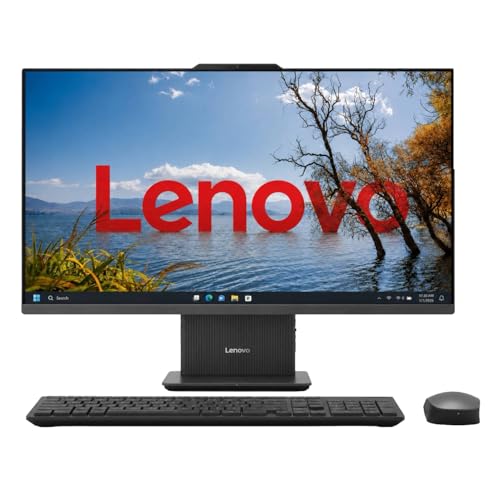 Image of Lenovo IdeaCentre All-in-One Business Desktop, 27 inch FHD 100Hz Display, Intel Core i7-13620H(12Core, 20Threads), 16GB DDR5, 256GB SSD, External Monitor Support, Wireless KB & Mouse, Windows 11 Pro